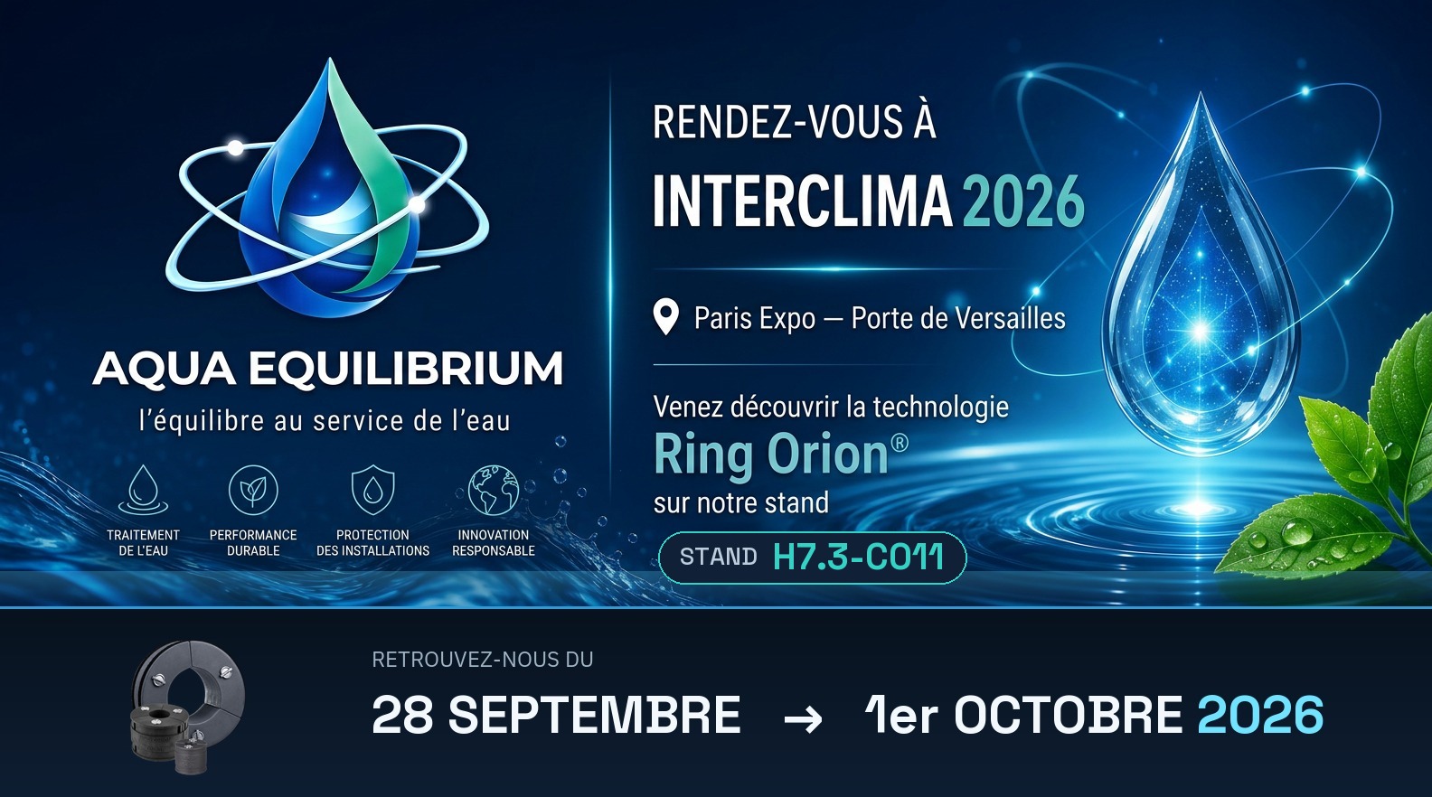 AquaEquilibrium — Interclima 2026, du 28 septembre au 1er octobre